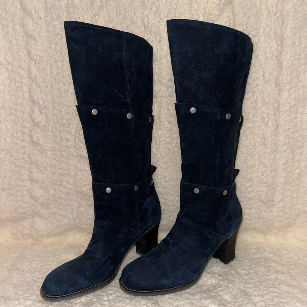Cat navy blue boots